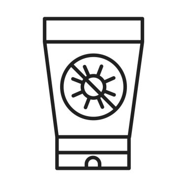 Coronavirüs hastalığından sonra normal, tıbbi el dezenfektanı jeli, covid 19, doğrusal simge biçimi