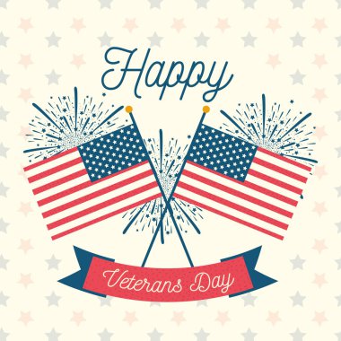 Mutlu gaziler günü, ABD havai fişek bayrağını astı.