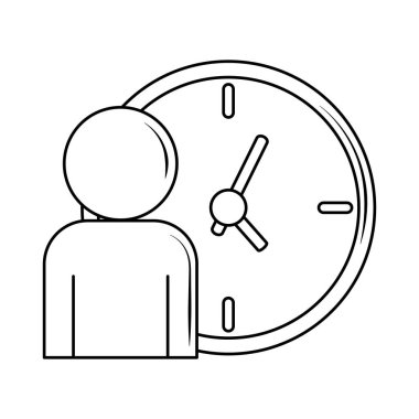 zaman yönetimi, işe alım çalışanı çizgisi tarzı