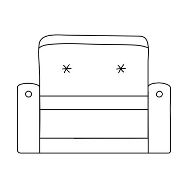 sandalye mobilyası tasarımı izole edilmiş beyaz arkaplan