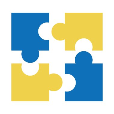 Dünya Down Sendromu Günü, yapboz stratejisi düz stil