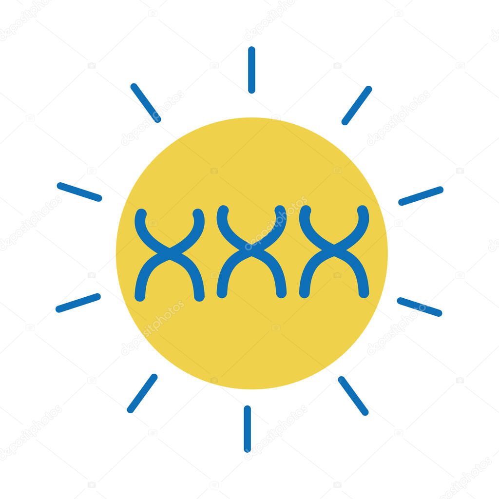 world down syndrome day, chromosome dna molecule banner flat style