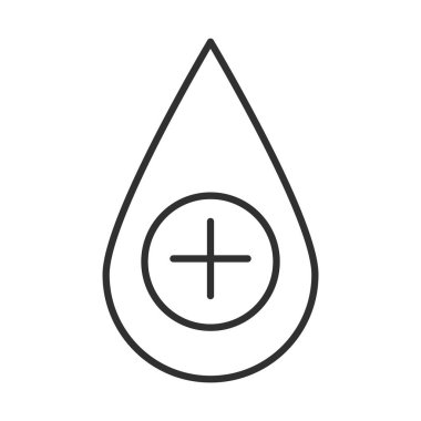 Tıbbi sağlık yardımı kan bağışı simgesi düşürdü