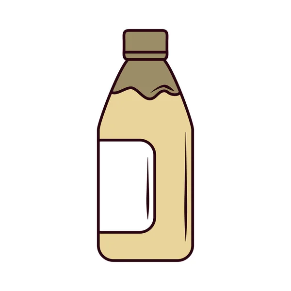 Μπουκάλι γραμμή προϊόντων ποτών και συμπληρώστε — Διανυσματικό Αρχείο