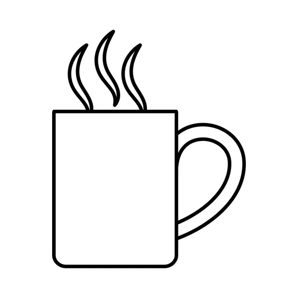 Çay, sıcak çay fincanı, sağlık ikonu. — Stok Vektör