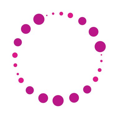 yuvarlak kırmızı ton izole edilmiş beyaz arkaplan