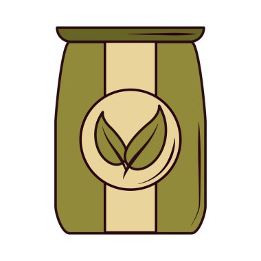 Çay, paket servisi ve dolgu malzemesi.