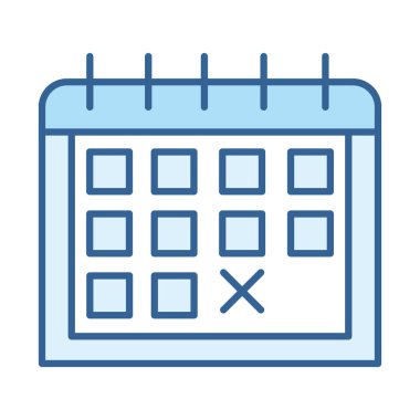 cinsel sağlık, doğum kontrol takvimi doğurganlık farkındalığı çizgisi mavi simgeyi doldurdu