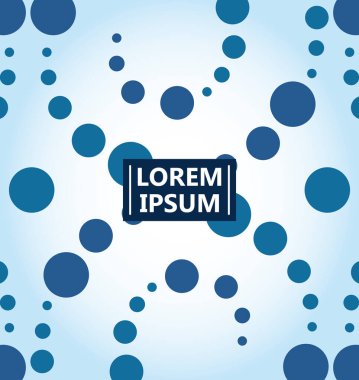 Noktalı soyut desenli tekstil mavi arka plan