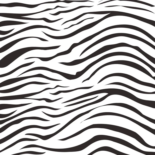 Padrão de impressão de pele animal, zebra pele selvagem selva design —  Vetores de Stock