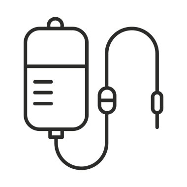 Aşı araştırması bilim IV kan çizgisi simgesi ile ayakta duruyor