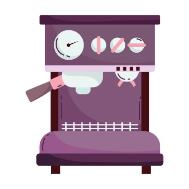 espresso makinesi kahve izole edilmiş simge biçimi