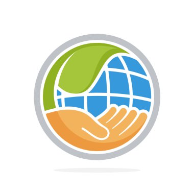 simge vektör çizim çevresel açıdan sürdürülebilir dünya kavramı ile