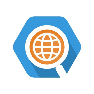 Genel arama kavramı ile altıgen Şekil simgesi