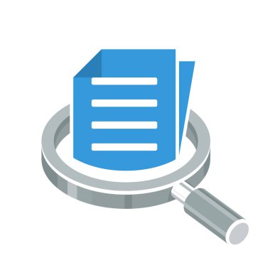 Vektör çizim simgesini belge düzeltme konsepti ile