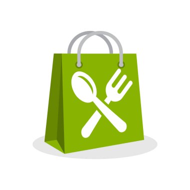 Vektör çizim simgesini bir mutfak ürün konsepti ile