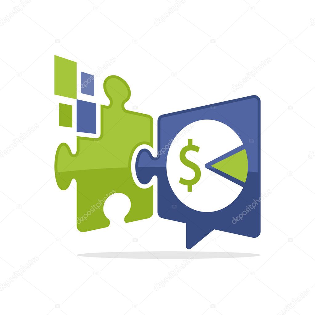 Vector illustration icon with an online media solution concept that communicates about tax information
