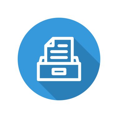 Ek depolama için vektör çizim simgesi