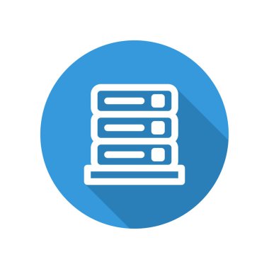 Veri merkezi için vektör çizim simgesi