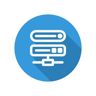 Sunucu için vektör çizim simgesi