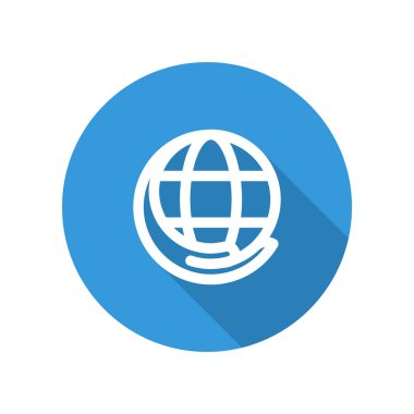 Internet servis sağlayıcıları için vektör illüstrasyon simgesi