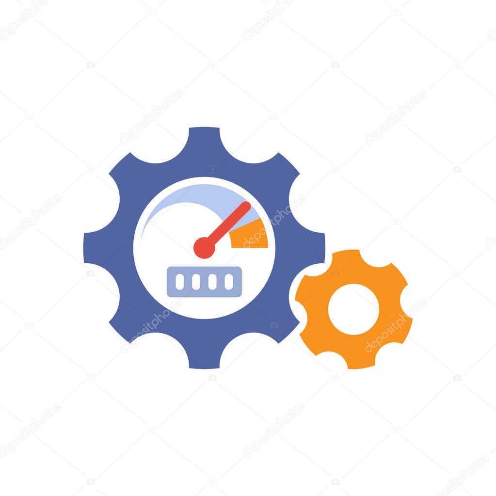 Illustration icon for engine performance