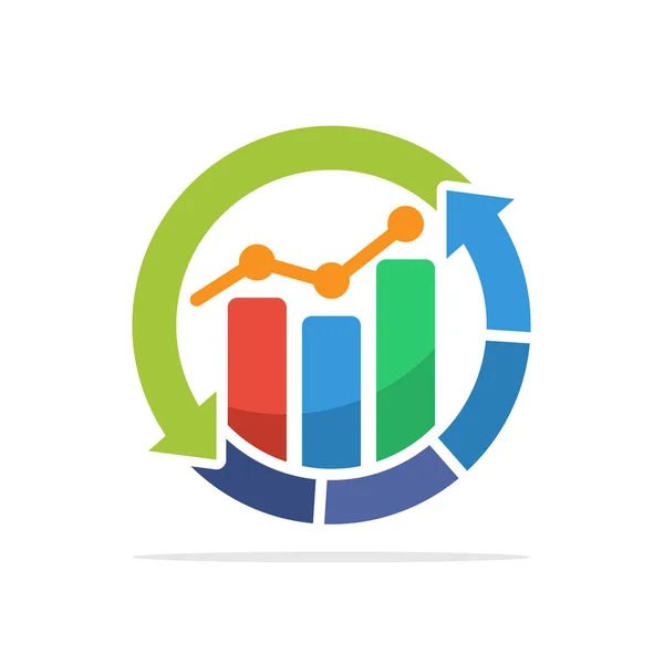 Illustration Ikon Med Begreppet Business Process Management — Stock vektor