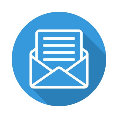 Bildirim mektubu formu ile İllüstrasyon simgesi