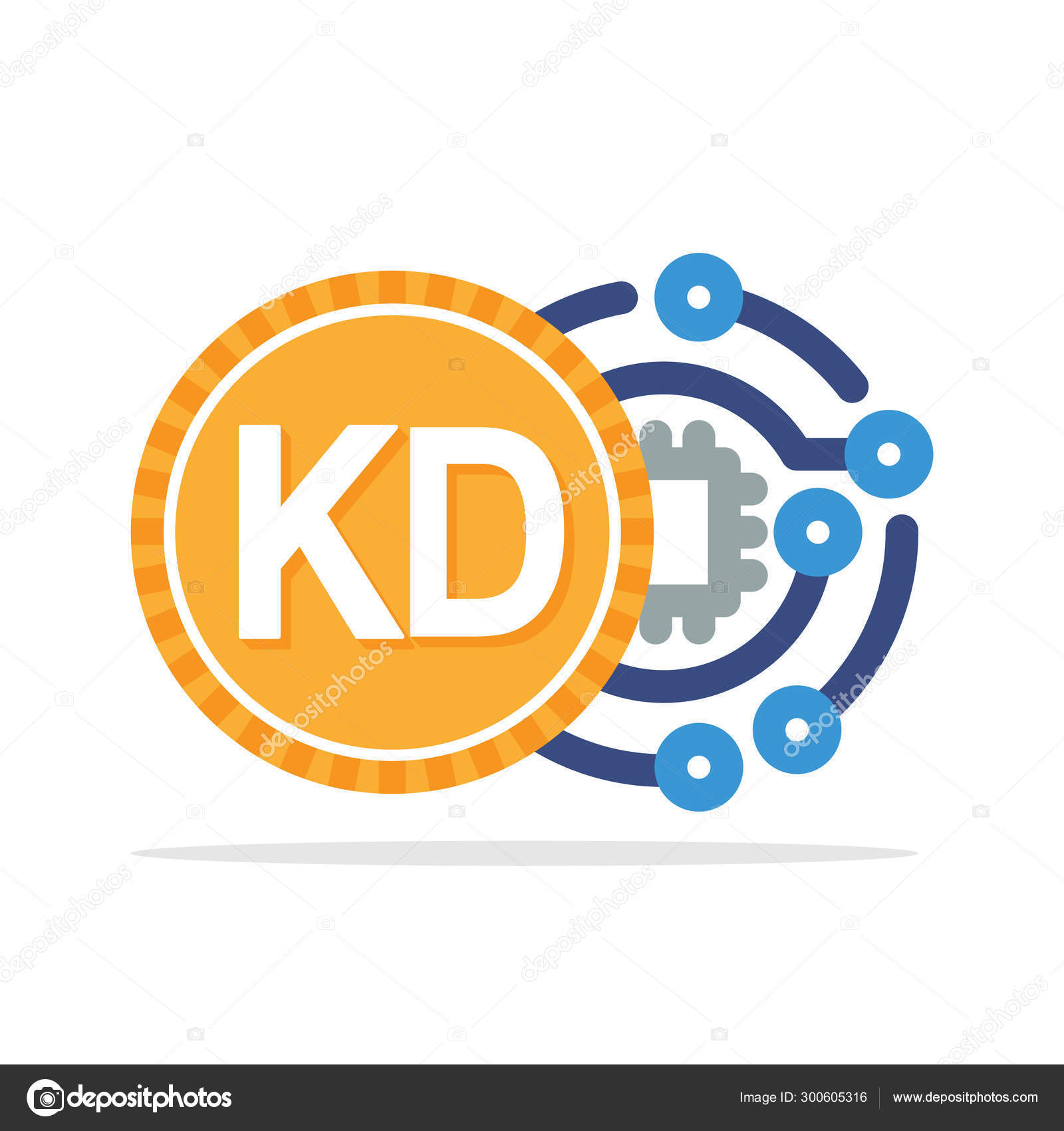 Illustration Icon Concept Digital Money Transactions Currency State Kuwait  Kuwaiti Stock Vector by ©Adresiastock 300605316