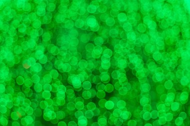 bokeh yeşil ışık Noel ağacı süslemeleri