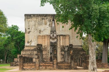 Sukhothai Tayland eski Buda heykeli