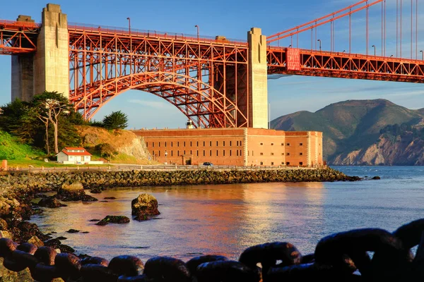 Veduta Del Golden Gate Bridge San Francisco California Usa — Foto Stock