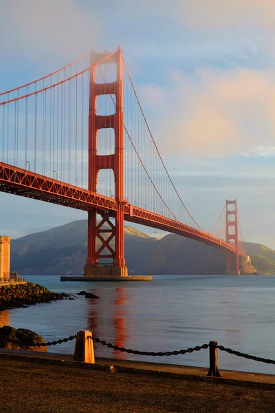 Widok Mostu Golden Gate San Francisco California Stany Zjednoczone Ameryki — Zdjęcie stockowe