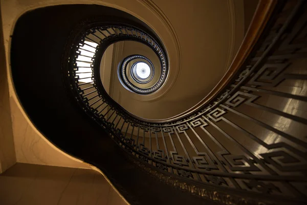 Low Angle View Spiral Staircase North Beach San Francisco California — Stock Photo, Image