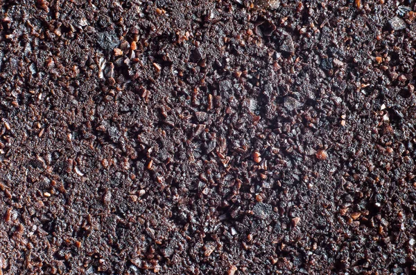 stock image used coffee grounds close-up macro shot very close to particles 