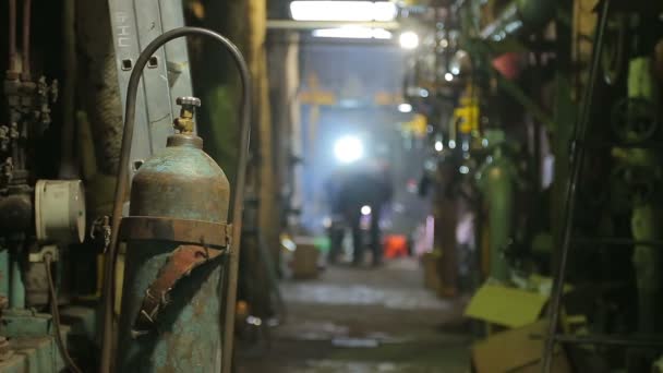 Repair of gas boiler — Stock Footage Repair Gas Boiler Stock Footage