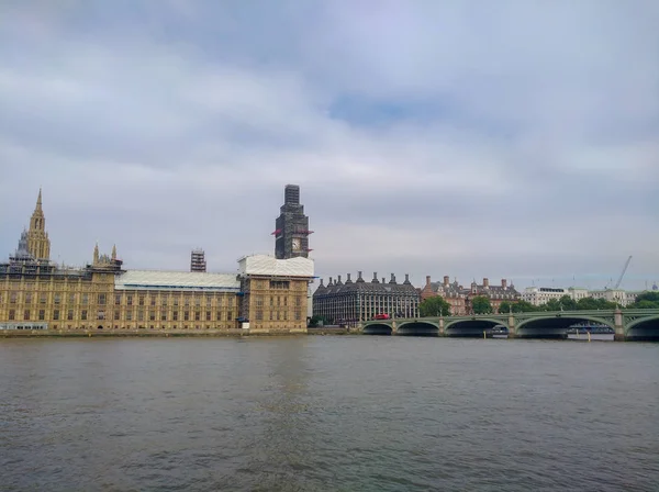 Parlamento Londres Big Ben Construção — Fotografia de Stock