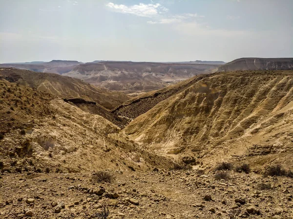 Top View Ein Ovdat Next Sde Boker Israel Summer Travel — Stock Photo, Image