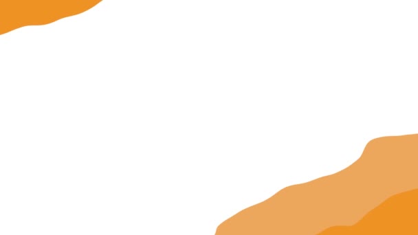 橙色液体动画背景 — 图库视频影像