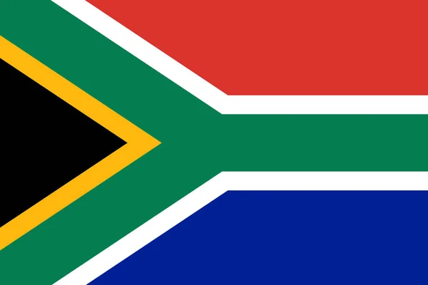 Vlag Van Zuid Afrika — Stockfoto