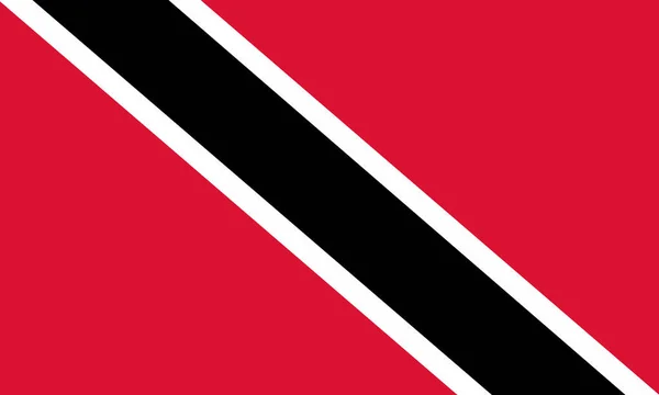 Bandeira Trinidad Tobago — Fotografia de Stock