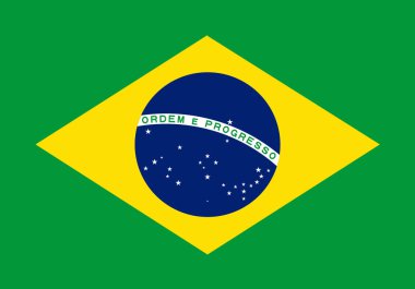 Brezilya Yakın çekim bayrağı