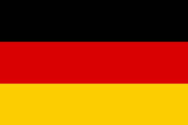 Almanya yakın çekim bayrağı