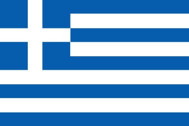Yunanistan yakın çekim bayrağı