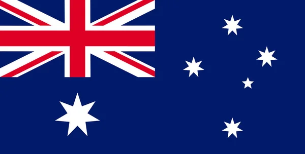 オーストラリアのクローズ アップの旗 — ストック写真