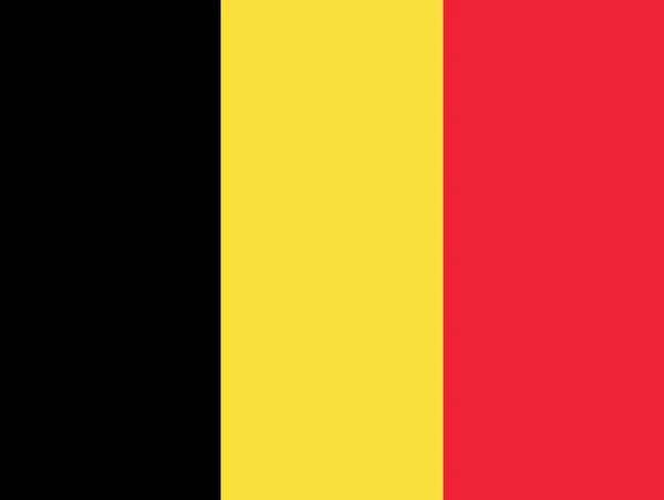 比利时的旗子特写 — 图库照片