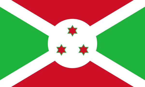 Bandiera Del Burundi Primo Piano — Foto Stock