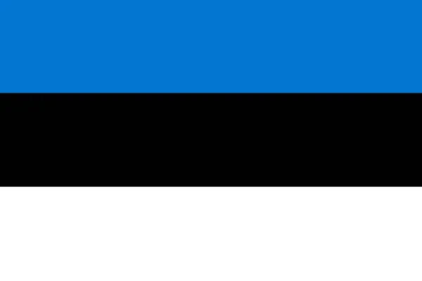 Bandeira Estónia Close — Fotografia de Stock