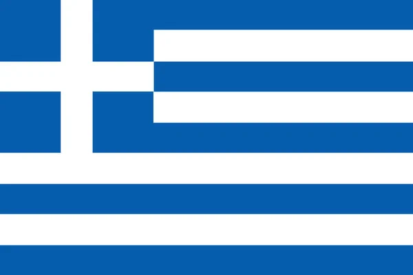 Флаг Греции Крупным Планом — стоковое фото