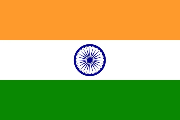Flag India Close — Stock Photo, Image